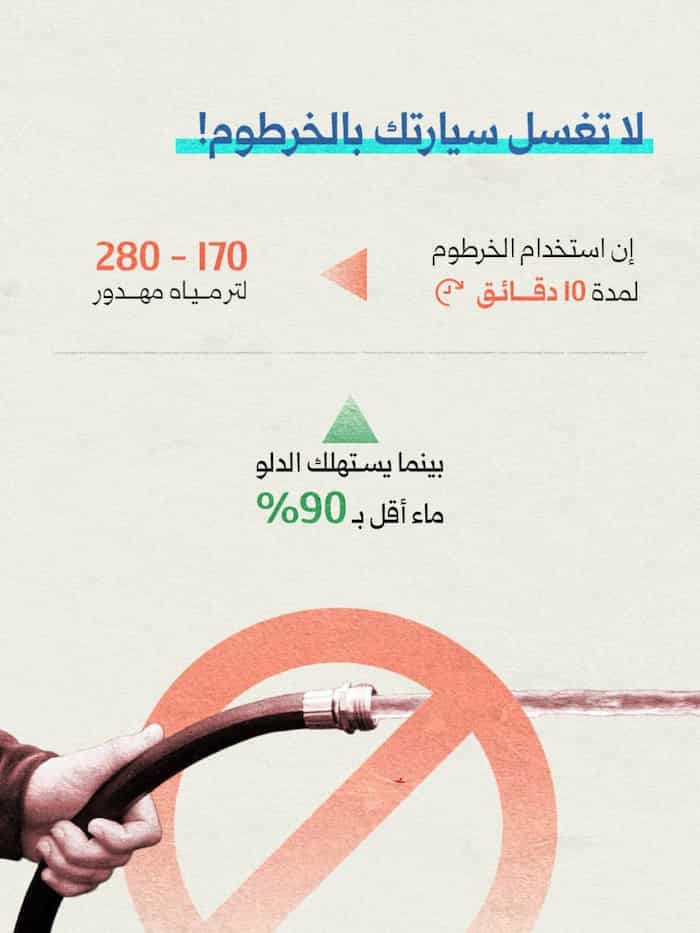 3ما الأعمال التي نستطيع فعلها لتجنب هدر المياه؟