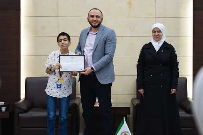 3محافظة حمص تكرم الطلاب الفائزين في مسابقة تحدي القراءة العربي