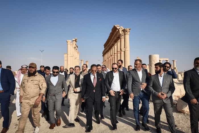 محافظ حمص يضع حجر الأساس لإعادة تأهيل مشفى تدمر الوطني3