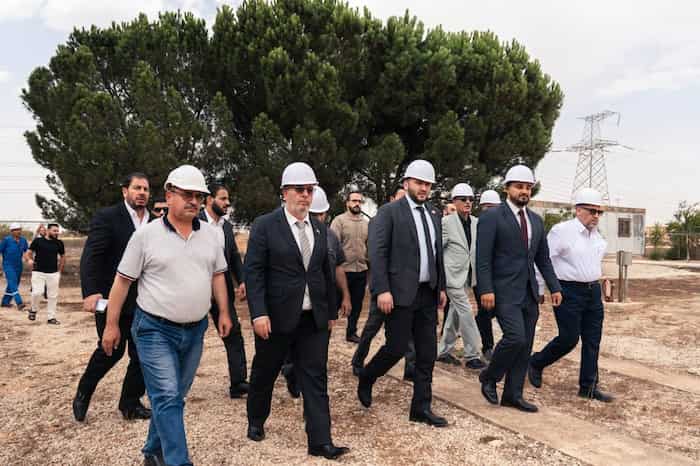 وصول الغاز الأذربيجاني إلى محطة جندر وبدء تشغيلها بحضور معاون وزير الطاقة ومحافظ حمص1