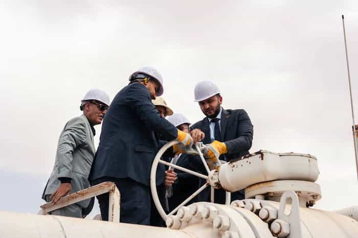 وصول الغاز الأذربيجاني إلى محطة جندر وبدء تشغيلها بحضور معاون وزير الطاقة ومحافظ حمص2