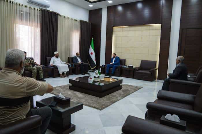 1محافظ حمص يلتقي وفداً من الريف الشمالي