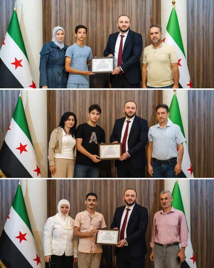 2محافظ حمص يكرم الطلبة الأوائل في شهادة التعليم الأساسي