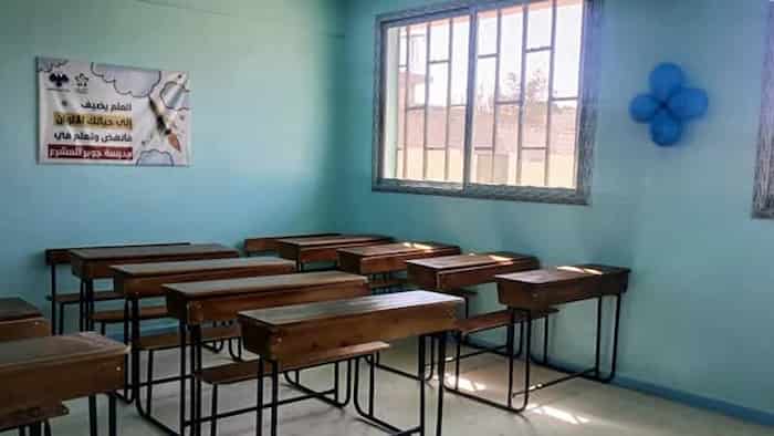 1افتتاح مدرسة المشرع في جوبر بعد ترميمها