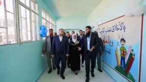 افتتاح مدرسة المشرع في جوبر بعد ترميمها