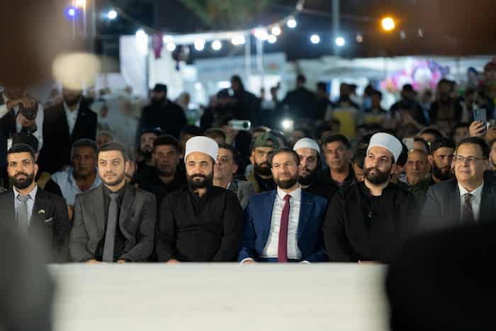 الشيخان البلعوس وعبد الباقي في حمص للمشاركة بمهرجان السلام3