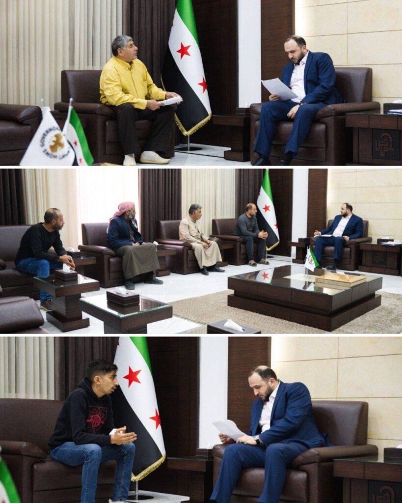 1محافظ حمص يلتقي المواطنين في اليوم المحدد