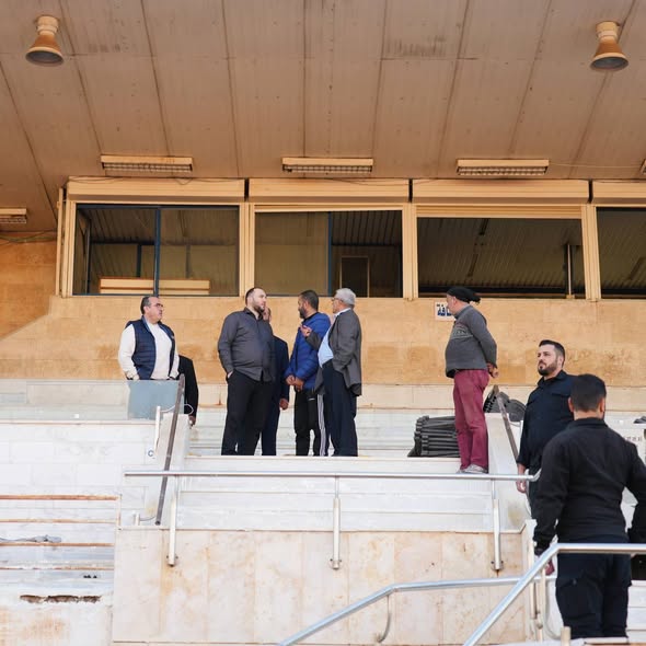 2محافظ حمص يتفقد أعمال تأهيل وصيانة الملعب البلدي