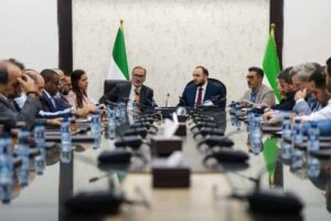 اجتماع محافظ حمص مع القائم بالأعمال في السفارة الألمانية ووفد من منظمات الأمم المتحدة