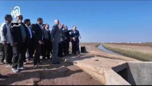 افتتاح محطة ضخ الصرف الصحي في الحولة