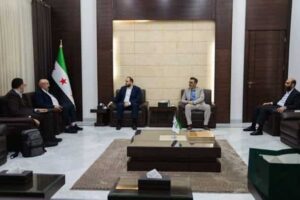 محافظ حمص يلتقي وفداً من شركتي SNASCO وفيرمندوم الفرنسية